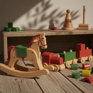 Classic Wooden Toy Blocks