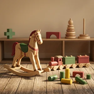 Classic Wooden Toy Blocks