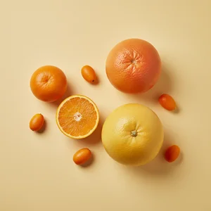 Vibrant Citrus Flat Lay