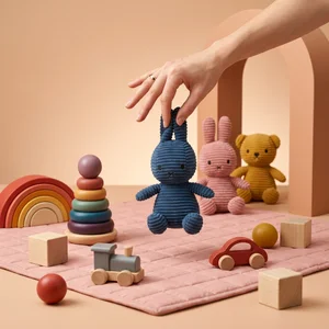 Playful kids' toy arrangement
