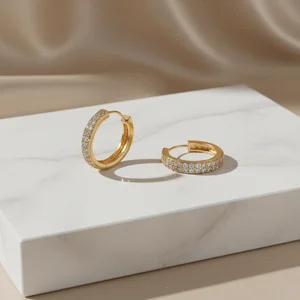 Delicate gold rings