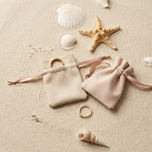 Beachside jewelry display