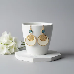 Serene gemstone earrings