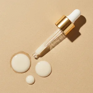 Skincare serum dropper bottle