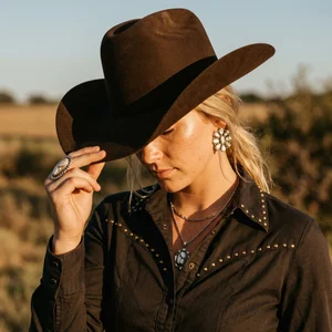 Western style and jewelry outdoors