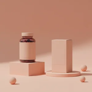 Vibrant wellness product display