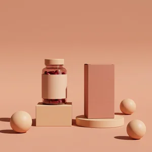 Vibrant wellness product display