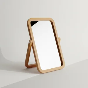 Stylish Wooden Vanity Mirror