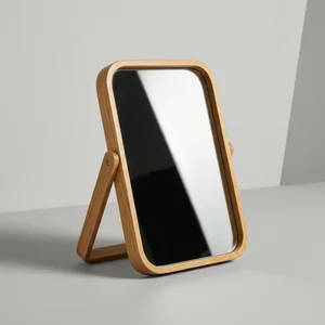 Stylish Wooden Vanity Mirror