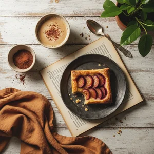 Cozy Morning Breakfast Flat Lay