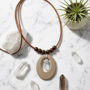Bohemian crystal necklace