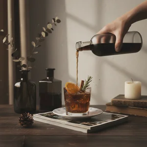 Minimalist Dark Product Bottle