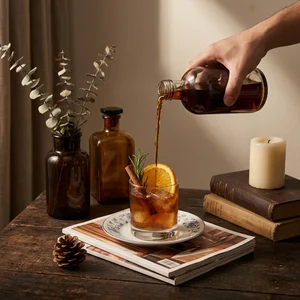 Warm artisanal drink scene