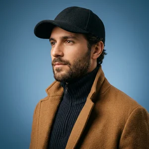 Stylish men's outerwear & cap