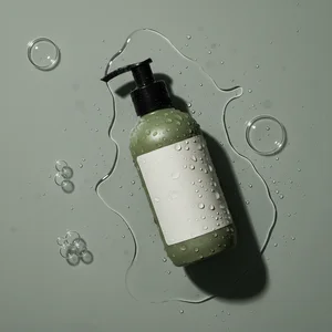 Hydrating green beauty bottle