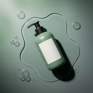 Hydrating green beauty bottle