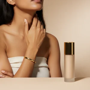 Radiant skin beauty shot