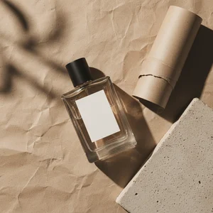 Sophisticated perfume bottle