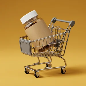 Playful mini shopping cart