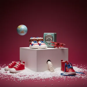 Festive vintage holiday display