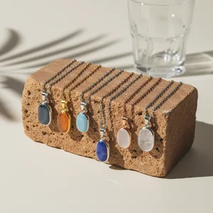 Modern layered necklaces