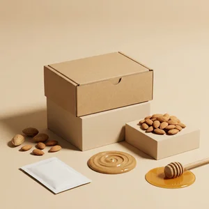 Honey Almond Product Display