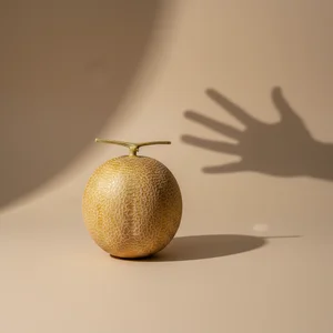 Fresh Lemon with Artistic Shadow