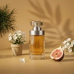 Warm fig and floral fragrance