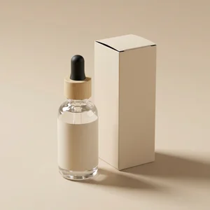 Nature-inspired skincare bottle