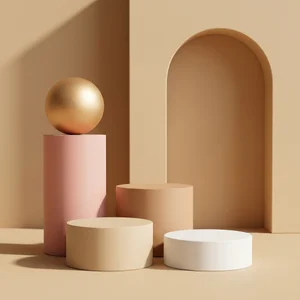 Minimalist geometric product stands