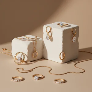 Minimalist gold jewelry