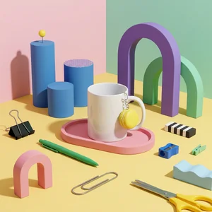 Playful Stationery Desk Organizer