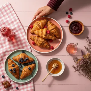 Charming sweet breakfast