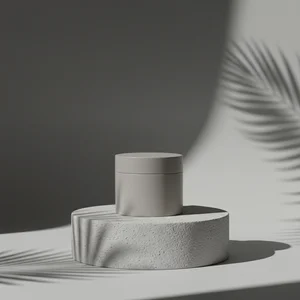 Tropical minimalist display podium