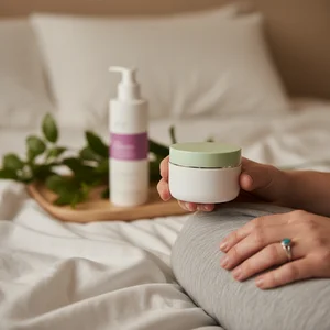 Fresh cream application ritual