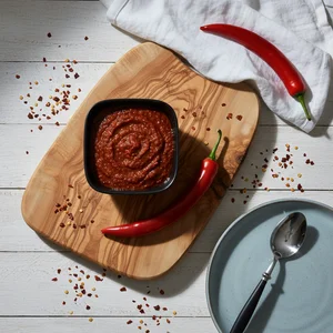 Spicy hot sauce culinary styling