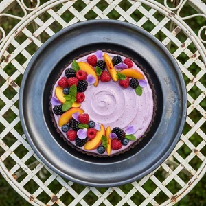 Berry & Peach Summer Tart