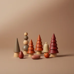 Stackable Wooden Decor
