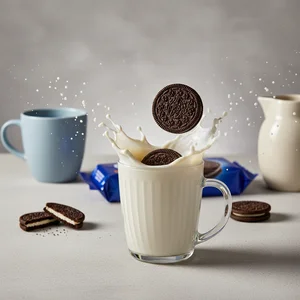 Delicate gold jewelry on shell