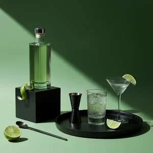 Sophisticated green cocktails