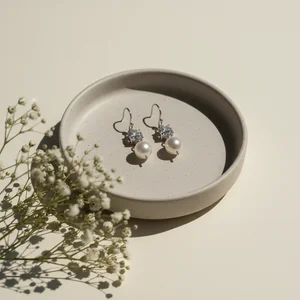 Minimalist Floral Accessory Display