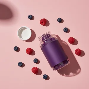 Vibrant hair vitamins with berries