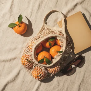 Fresh citrus harvest