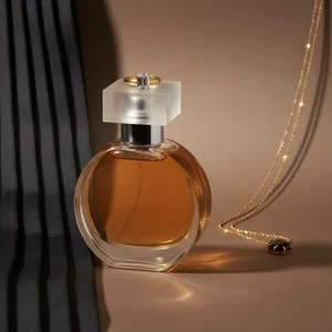 Elegant Perfume with Dramatic Shadows