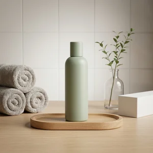 Natural spa product on wood