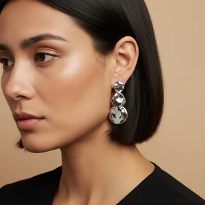 Bold sculptural earring