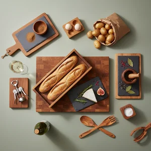 Rustic culinary ingredients