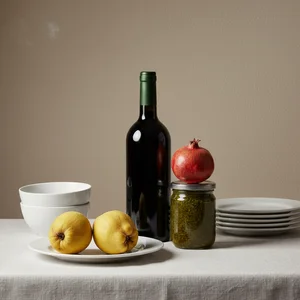 Rustic still life feast