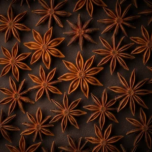 Exotic Star Anise Texture