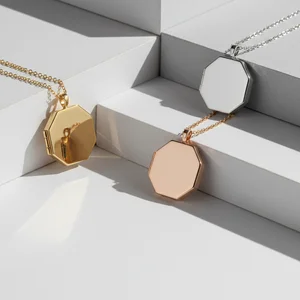 Modern Engraved Pendants